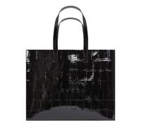 Ted Baker borsa a tracolla shopper borsa Allicon Croc Effect Icon Bag Jet - Black nero