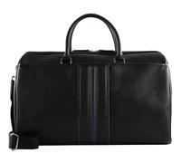 Ted Baker borsa da viaggio Kelvin Stripe PU Holdall Bag Black nero