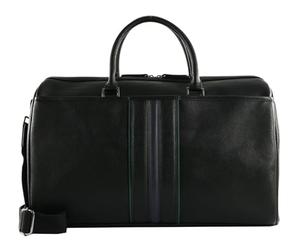 Ted Baker borsa da viaggio Kelvin Stripe PU Holdall Bag Black nero