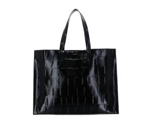 Ted Baker borsa shopper Vivvien Croc Effect Icon Bag XL Black