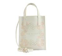 Ted Baker borsetta borsa a tracolla Reocon Embroidery Floral Mini Icon Bag Ivory bianco