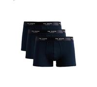 Ted Baker Boxer da Uomo, in Cotone, Confezione da 3, (TBB02), Marina Militare, M