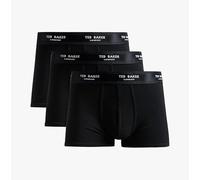 Ted Baker Boxer da Uomo, in Cotone, Confezione da 3, (TBB02), Nero, S
