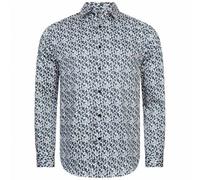 TED BAKER Capua Small Floral Uomo Camicia a maniche lunghe 272163-BIANCO bianco XL