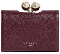 Ted Baker London | Donna | Roosa | Portafoglio piccolo in pelle con dettaglio rosa e pompon