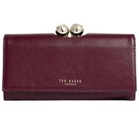 Ted Baker London | Donna | Roosali | Portafoglio grande in pelle con dettaglio rosa e pompon
