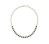 Ted Baker London Hazel - Collana da donna smaltata a forma di cuore (oro/nero)