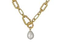 Ted Baker London Timora - Collana con ciondolo a forma di perla intrecciata, da donna (oro/perla)