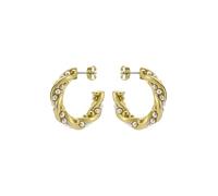 Ted Baker London Tiyaa - Orecchini a cerchio da donna con perle intrecciate (oro/perla)