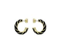 Ted Baker London Trinna Twist - Orecchini a cerchio smaltati da donna