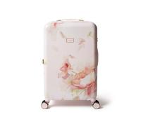 Ted Baker Magnolia Bloom Case 68 cm Valigia Media Rosa Floreale 4 Ruote Leggera ABS Lucchetto TSA Borsa da Viaggio di Design Interno Organizzato Elegante Bagaglio a Mano Scomparti Rigidi Capacità 77 L