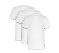 Ted Baker Mens 3-Pack Breathable Cotton Stretch Crew Neck T-Shirt, Bianco, M Uomo