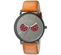 Ted Baker Mens pelle marrone quadrante grigio cinturino TE10024783