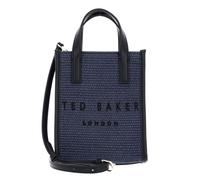 Ted Baker PaulII Faux Raffia Mini Icon Bag Navy