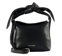 Ted Baker Pelle borsa a tracolla borsetta Niyal Soft Knot Bow Leather Crossbody Bag Black nero