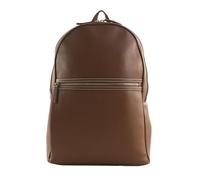 Ted Baker Pelle zaino per il tempo libero con scomparto per laptop Silvio Pebbled Leather Backpack Tan marrone