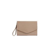 Ted Baker pochette borsa da polso Crinkie Crinkle Icon Pouch Stone grigio talpa