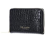 Ted Baker portafoglio Varlee Croc Effect Small Zip Around Wallet Black nero