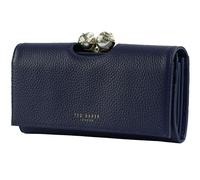 Ted Baker Roosali Rose Detail Leather Large Bobble Purse Dk -Blue