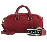 Ted Baker Shayia Elongated Suede Boxy Top Handle Bag Dk - Red