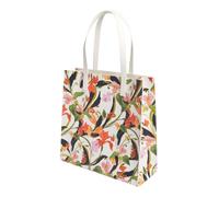 Ted Baker shopper borsa Flowela Floral Printed Icon Bag M Cream
