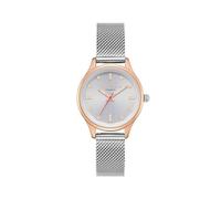 Ted Baker Silver Stainless Steel Dress Watch