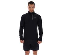 Ted Baker Sport Gary, Top Elasticizzato Morbido con Zip a 1/4, Nero, L