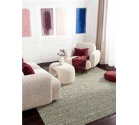 Ted Baker Tappeto a pelo corto, Portobello, morbido Bouclé, tessuto a mano e morbido, look lana, soffice per soggiorno, camera da letto, sala da pranzo, verde chiaro, 160 x 230 cm