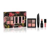 Ted Baker The Full Flourish Gift, 4 ombretti, mascara, rossetto e lucidalabbra, set regalo di lusso per lei, delizioso set regalo cosmetico per donne