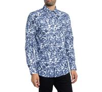 Ted Baker Uomo Maglietta regolare Palsley, Blu