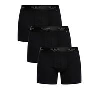 Ted Baker Uomo Slip Boxer da 3 pezzi, Nero