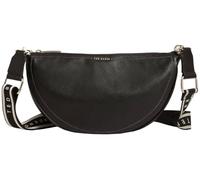 Ted Baker Webbing Leather Half Moon Crossbody Bag, Borsa Donna, Nero