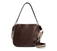 Ted Baker Willda Branded Webbing Leather Hobo Bag Brown
