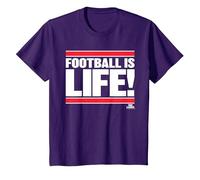 Ted Lasso Football is Life Maglietta, Bambini, Viola, 8 Anni