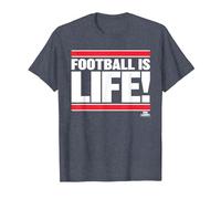 Ted Lasso Football is Life Maglietta, Uomo, Pervinca, S