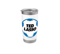 Ted Lasso soccer ball logo Bicchiere termico in acciaio inox doppia parete