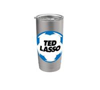 Ted Lasso soccer ball logo Bicchiere termico in acciaio inox doppia parete