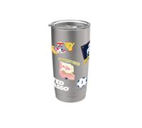 Ted Lasso Ted Lasso Collage Bicchiere termico in acciaio inox doppia parete