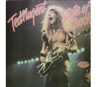 TED NUGENT - STATE OF SHOCK LP UK EPIC 1979 10 TRACK WITH INNER (EPC86092)