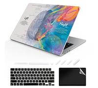 TeDaWen Adatto per MacBook Air 13.6 pollici Case 2022 Modello di rilascio: A2681 M2 Chip, modello stampato in plastica opaca guscio rigido e custodia per laptop e tastiera per Mac Air 13.6, Brain 11