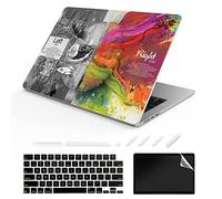 TeDaWen Adatto per MacBook Air 13.6 pollici Case 2022 Modello di rilascio: A2681 M2 Chip, modello stampato in plastica opaca guscio rigido e custodia per laptop e tastiera per Mac Air 13.6, Brain 1