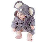 TEDD Ragazzi Accappatoio Bambini Ragazze Vestaglie con Cappuccio Bambino Morbido Pigiami degli Indumenti da Notte Per Ragazzo 1-2 Anni