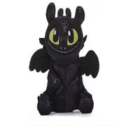 teddies italia Peluche Dragon Trainer Furia Buia Toothless, 30 cm, Nero