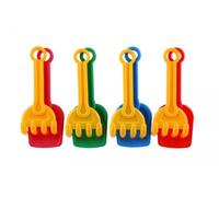 Teddies set da sabbia - paletta e rastrello (mix di colori)