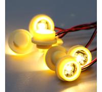 TEDDOO 14 luci a LED 1 x 1 a punto circolare compatibili con LEGO Building City Model Set di accessori kit di illuminazione giocattoli (colori caldi)