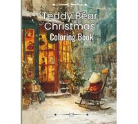 Teddy Bear Christmas Coloring Book