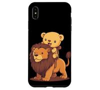 Teddy Bear e Lion Adventures per i fan del safari Custodia per iPhone XS Max