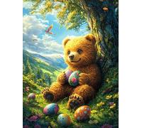 Teddy Bear in Magical Forest Puzzle 1000 Pezzi Regalo Festa Della Mamma Rompicapo Rilassante E Creativo Idea Regalo Originale Per Mamma 1000 PCS