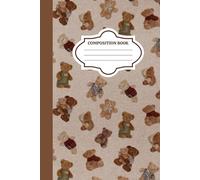 Teddy Bear Notebook | 6x9 Lined Journal for Writing and Notes: Adorable Animal Themed | Cute Composition Book for Kids, Students, and Daily Journaling