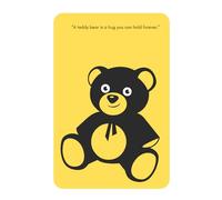 Teddy Bear Notebook: Cute Yellow & Black Design for Kids & Teens: Adorable Lined Notebook with Teddy Bear Cover - Perfect for School, Journaling & Notes